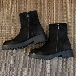 Thursday lug-sole zipper boots